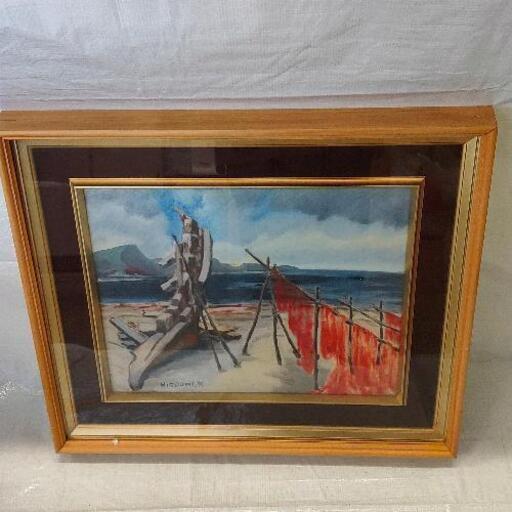 0802 025 世界堂額入りhiroumi K絵画 ジモスポ日野 高幡不動の家具の中古あげます 譲ります ジモティーで不用品の処分