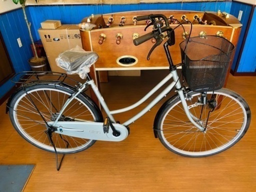 26インチの中古自転車です。後ろタイヤやブレーキ関連新品に交換してます