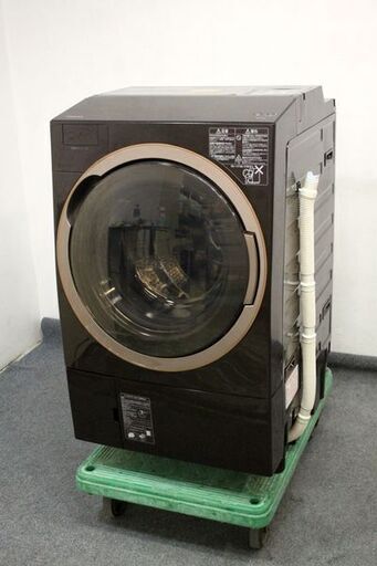 TOSHIBA/東芝 ドラム式洗濯乾燥機 ZABOON 洗濯11kg/乾燥7kg TW-117X5R グレインブラウン 2016年製  中古家電 店頭引取歓迎 R6258)