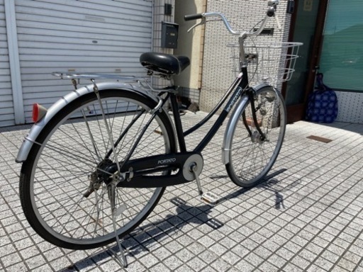 【27インチ自転車】LEDオートライト付　変速なし　状態良❗️若林自転車　唐崎店　SALE❗️ 27インチ自転車】LEDオートライト付 変速なし 状態良❗️若林自転車 唐崎店