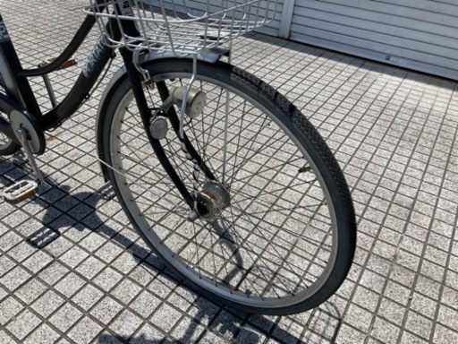 【27インチ自転車】LEDオートライト付　変速なし　状態良❗️若林自転車　唐崎店　SALE❗️ 27インチ自転車】LEDオートライト付 変速なし 状態良❗️若林自転車 唐崎店