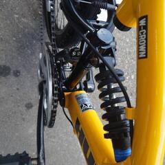 HUMMER ハマー マウンテンバイク 26インチ 18段変速 イエロー💳自社