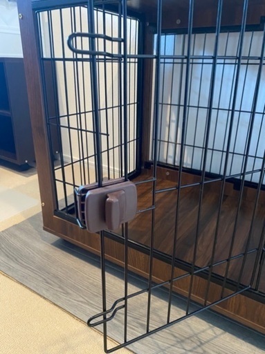 犬 ケージ ゲージ 屋根付き 木目調 サークル 犬 犬用 ペット ペット用