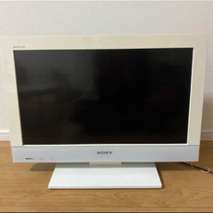 【ネット決済】SONY 22V型液晶テレビ（ホワイト）リモコン・...