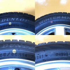 No.943　ダンロップ　ウインターマックス　WM02　スタッドレスタイヤ　14インチ　155/65R14　4本セット