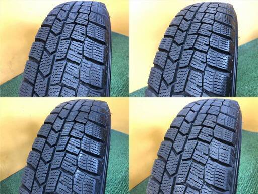 No.943　ダンロップ　ウインターマックス　WM02　スタッドレスタイヤ　14インチ　155/65R14　4本セット