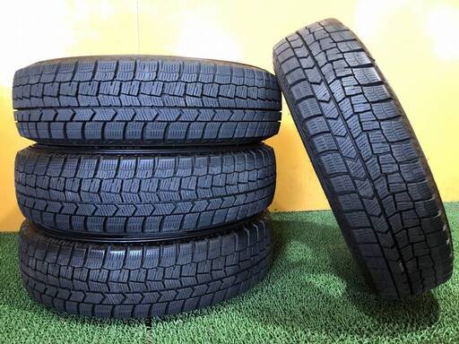 No.943　ダンロップ　ウインターマックス　WM02　スタッドレスタイヤ　14インチ　155/65R14　4本セット