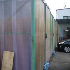 外置き用鉄骨/波板 倉庫