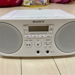 【CD使えず】ソニー CDラジオ ZS-S40 : FM/AM/...