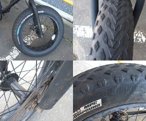 ファットバイク BRONX 20×4.0インチ 7段切替 自転車 ブロンクス 黒 ブラック FAT BIKE 7段ギア ☆ 札幌市 北区 屯田 ファットバイク BRONX 20×4.0インチ 7段切替 自転車 ブロンクス 黒