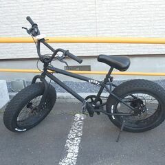 ファットバイク BRONX 20×4.0インチ 7段切替 自転車 ブロンクス 黒