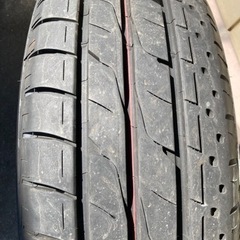 値下げ　走行500キロ未満　ブリヂストン　LUFT RVⅡ 215/60/17 4本セット 日産純正アルミホイール付き　