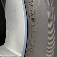 値下げ　走行500キロ未満　ブリヂストン　LUFT RVⅡ 215/60/17 4本セット 日産純正アルミホイール付き　