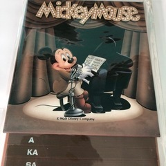 【未使用品】ミッキーマウス電話帳・昭和レトロ