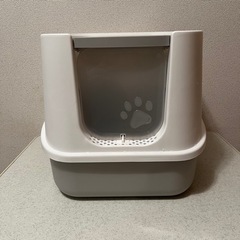 【決まりました】猫トイレ 猫砂16L付き ドームワイドサイズ ス...