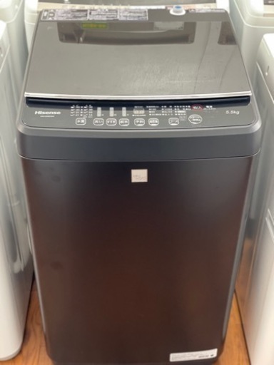 送料・設置込み　洗濯機　5.5kg Hisense 2018年製
