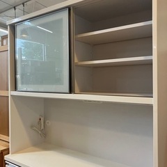 ⭐️展示品上がり⭐️大川家具 2面レンジボード ハイグロス