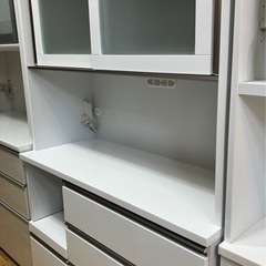 ⭐️展示品上がり⭐️大川家具 2面レンジボード スチームオーブン対応