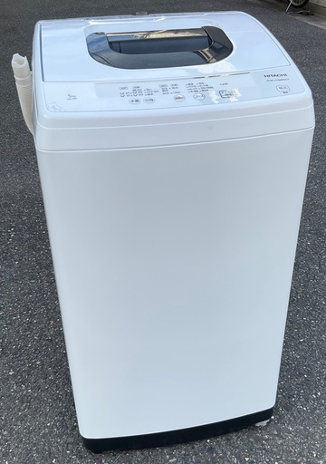 【RKGSE-812】特価！日立/5kg/全自動洗濯機/NW-50F/中古/2021年製/当社より近隣地域無料配達