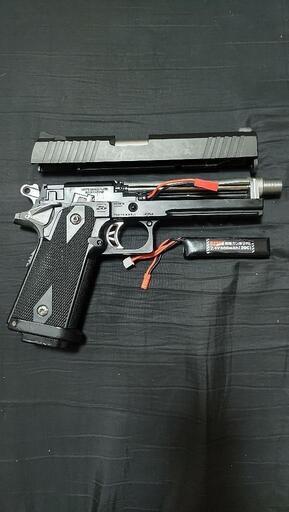 値下げ！東京マルイ　ハイキャパ E 30,000円相当のカスタム&オプション付き 最終値下げ‼️東京マルイ 電動ハンドガン ハイキャパEカスタム‼️