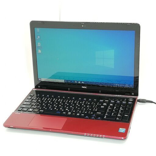 保証付 新品SSD Wi-Fi有 レッド ノートパソコン NEC PC-LS150RSR 中古美品 15.6型 第3世代Core i3 4GB 無線 カメラ Windows10 Office 保証付 新品SSD Wi-Fi有 レッド ノートパソコン NEC PC-LS150RSR 中古