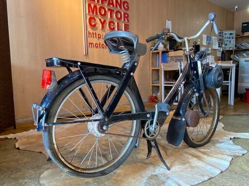 □ MOTOBECANE VELO SOLEX 3800 モトべカン ヴェロソレックス 3800 50cc ブラック パーツ取り 部品取り車 ベース車 バイク 札幌発★