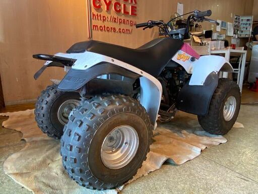 □YAMAHA YF80M 4EM ヤマハ 四輪バギー 1993年式 80cc ホワイト シートブラック 実動! 競技車両 現状販売 バイク 札幌発★