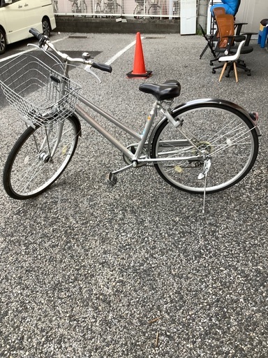 【トレファク吉川店】シティサイクル CBA 27インチ TRADLINE S SUDO66657 シルバー キズ・サビ有