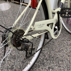 【トレファク吉川店】折りたたみ自転車 MYPALLAS 26インチ M-507-IV PHOMGO7961 アイボリー