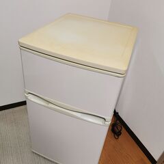 【ネット決済・配送可】冷蔵庫 冷凍冷蔵庫 2ドア 88L アスコ...