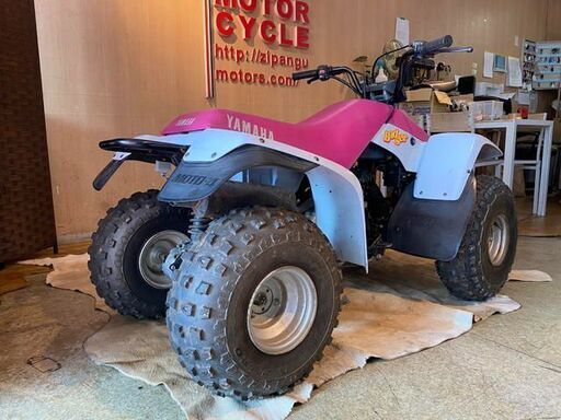□YAMAHA YF80M 4EM ヤマハ 四輪バギー 1993年式 80cc ホワイト シート