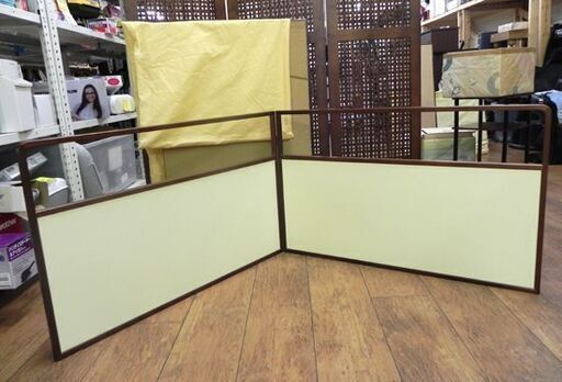 風炉先屏風 鵬雲裂 両面使い 裏白 桑縁 結界 仕切 茶室 茶道具