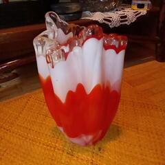 昭和なガラス花瓶