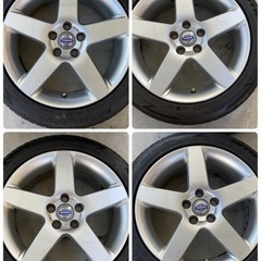 ボルボ V50純正 17インチ バリ溝 4本セット
