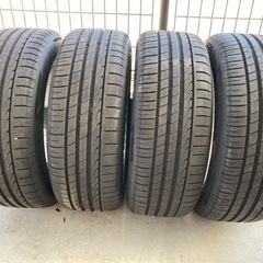 ボルボ V50純正 17インチ バリ溝 4本セット