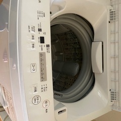 見づらい写真ですみません、洗濯機です。