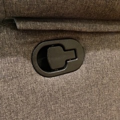 リクライニングソファー　3人掛け　グレー