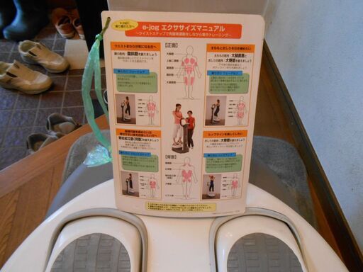 ダイエットマシーン e-jog HRM-DS1 室内用です。