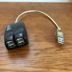 ELECOM  USB ハブ　ケーブル　４ポート