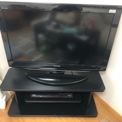 テレビ　DVDプレーヤー　テレビボード　セット