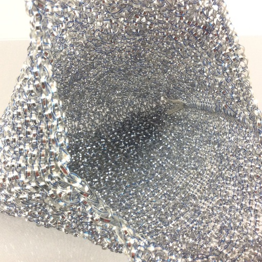 アンテプリマ オープントート ワイヤーバッグ シルバー＆ブルー レア