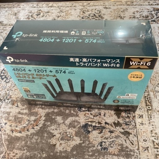 新品未開封　購入27800円　TP-LINK WiFiルーター Archer AX90