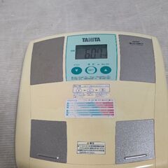 タニタ　体脂肪計付きヘルスメーター『BF-035 (イエロー)』