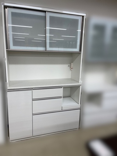 J1471 ニトリ NITORI  アルミナ2 食器棚  キッチンボード キッチン収納 クリーニング済み 新品参考価格89,900円