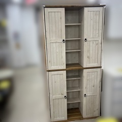 J1473 フレンチカントリー調 食器棚 キッチンボード 収納棚 ナチュラル