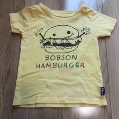 キムラタン　bobson Tシャツ　100cm 黄色