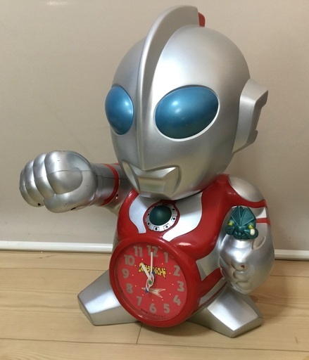 ＜動作・良品＞当時物・ウルトラマン・パワーズ目覚まし時計