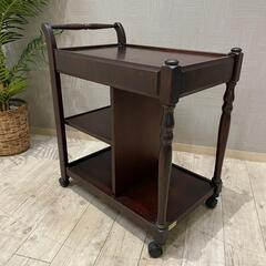 全国発送可能！】【 北海道民芸家具 】飛騨家具 高品質キッチンワゴン