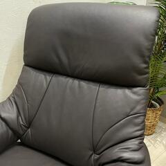 【全国発送可能！】IDC大塚家具で購入 【 ヒモラ 】約31万円 本革リクライニングチェアセット
