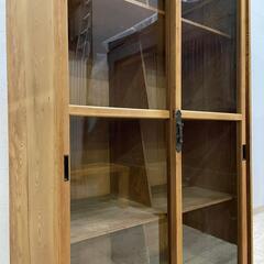 【 全国発送可能！】希少！天然無垢材使用♪レトロ感漂う収納棚！ 全国発送可能！】希少！天然無垢材使用♪レトロ感漂う収納棚！